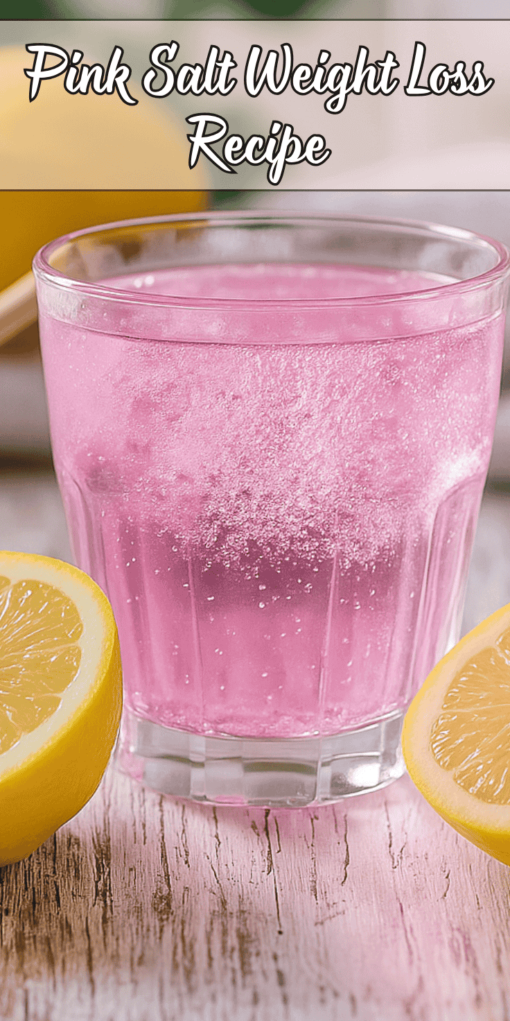 Pink Salt Weight Loss Recipe – The Best 4-Ingredient Detox Drink