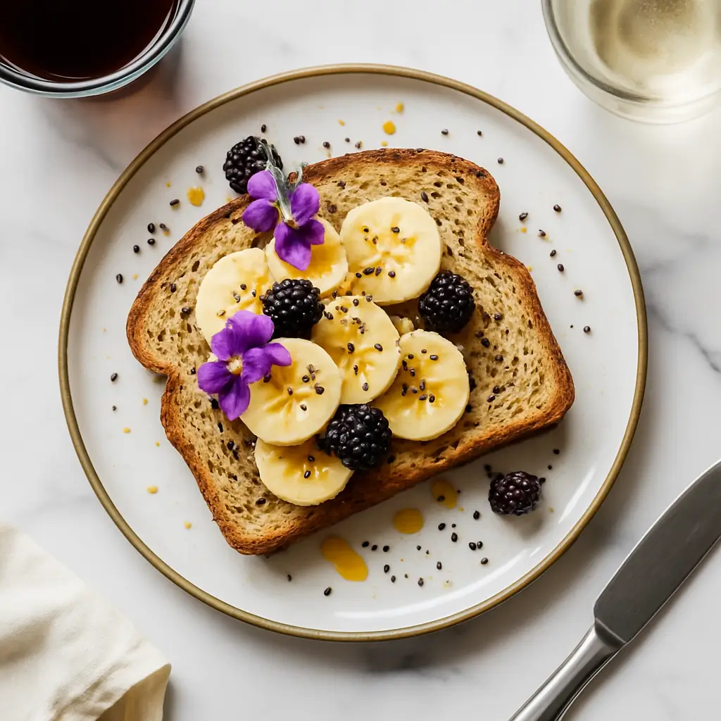 Shot in warm sunlight, this inviting breakfast board blends comfort, texture, and natural beauty into one Toastul shot.