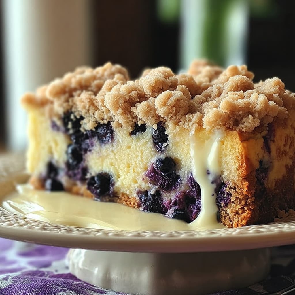 Sherrys Blueberry Cream Cheese Crumb Cake