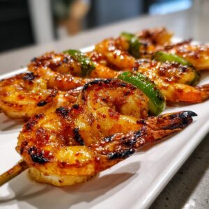 Air Fryer Chili Lime Shrimp Skewers - Tasty