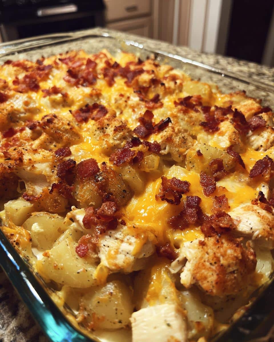 Irresistible Chicken and Potato Bake with Cheddar and Bacon 3 Chicken and Potato Bake with Cheddar and Bacon - Other 2