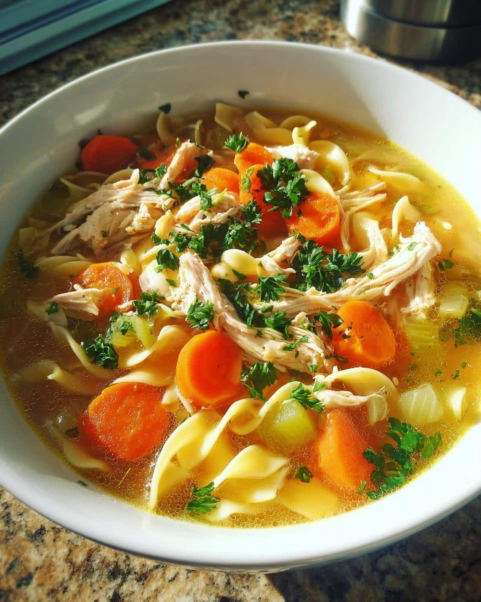 Classic Chicken Noodle Soup with Egg Noodles - Other 2