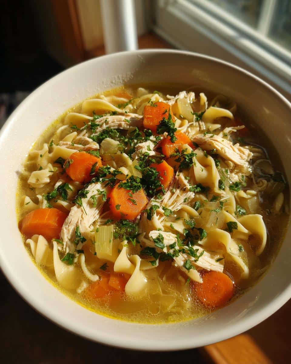 Classic Chicken Noodle Soup with Egg Noodles - Other 3