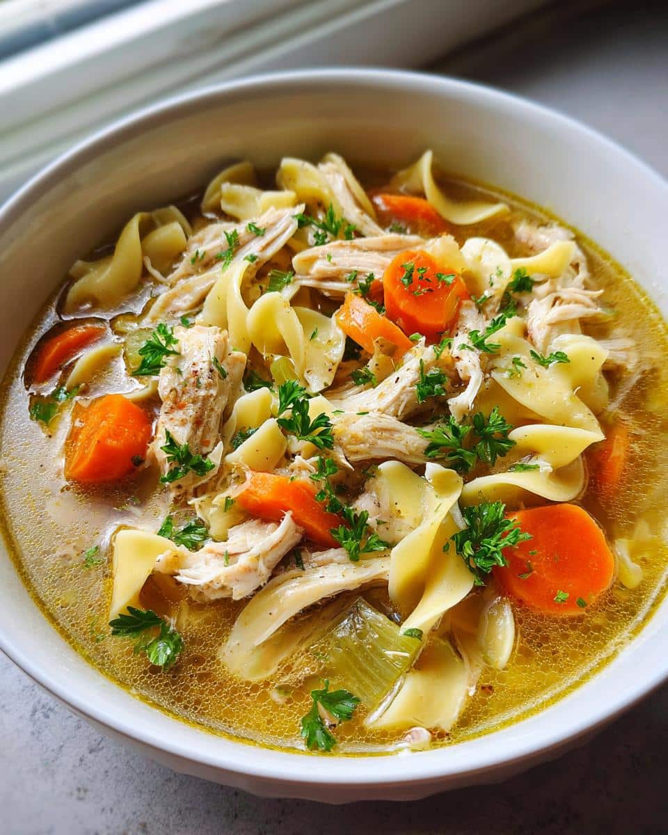 Classic Chicken Noodle Soup with Egg Noodles - Other 4