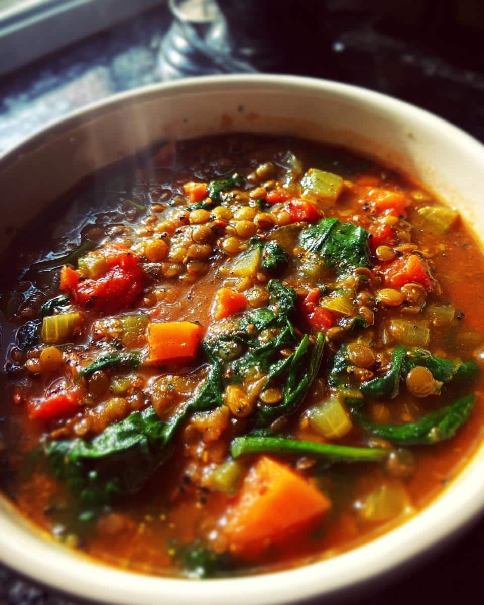 Cozy Lentil and Vegetable Soup with Spinach - Other 1