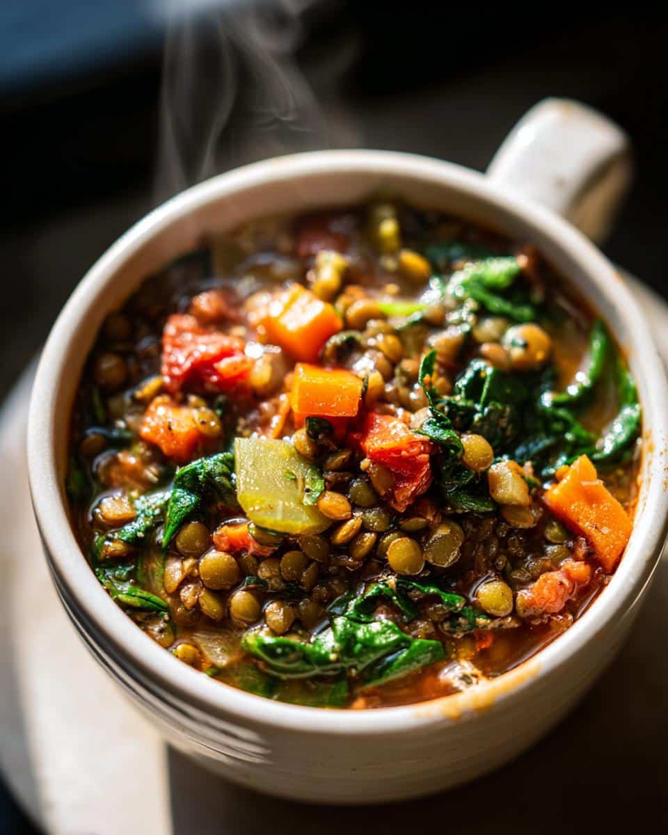 Cozy Lentil and Vegetable Soup with Spinach - Other 2