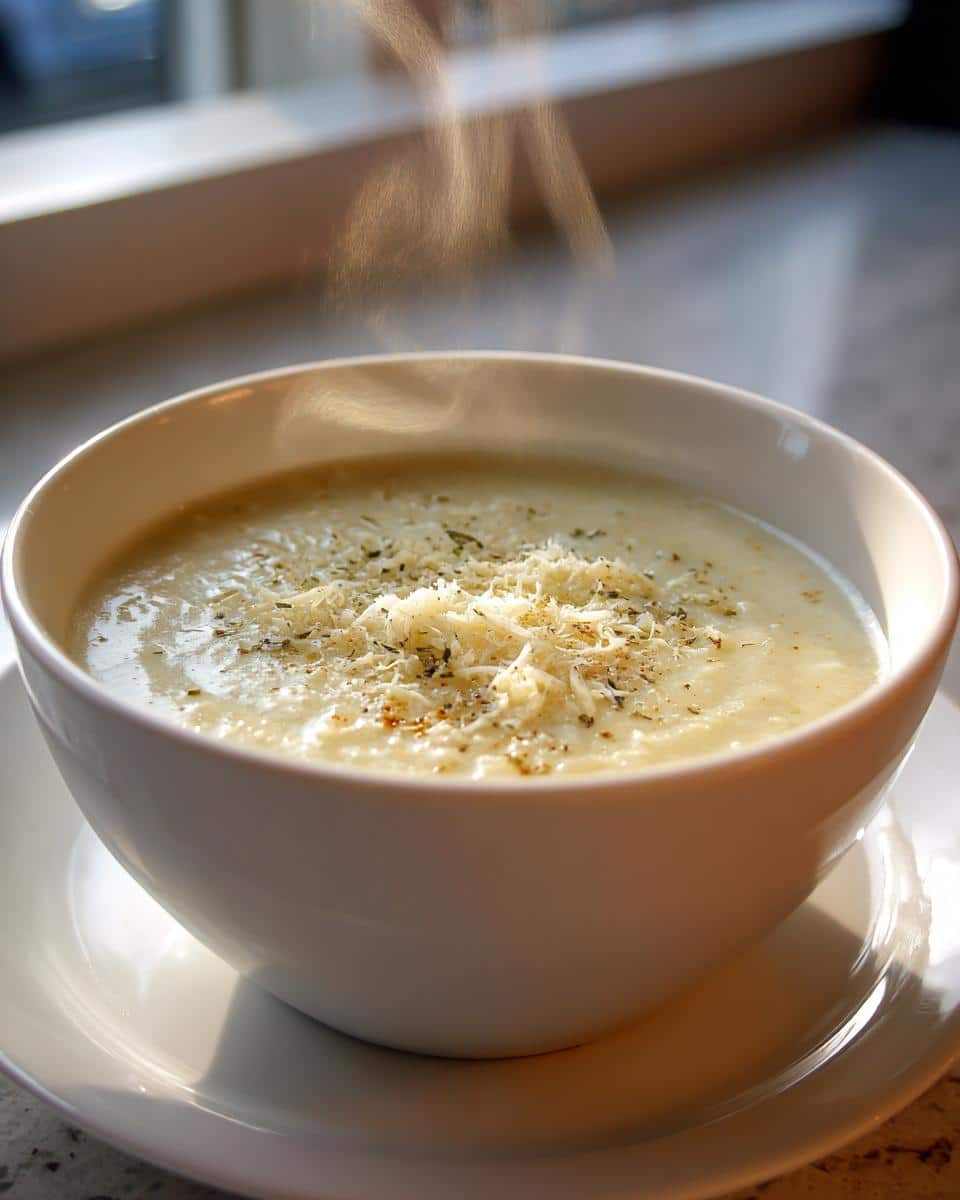 Creamy Cauliflower Soup with Garlic and Parmesan - Other 4