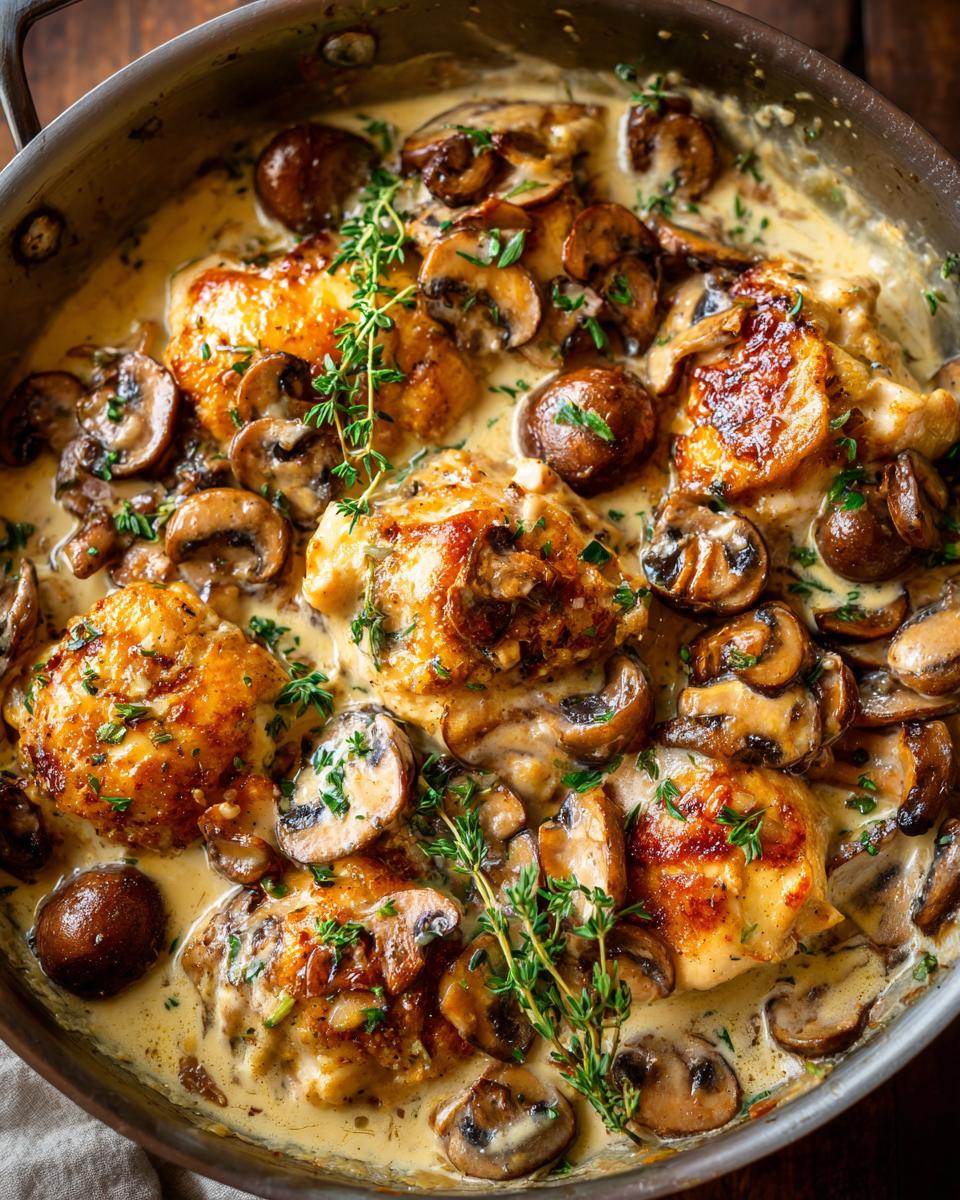Creamy Mushroom Chicken with Fresh Thyme in Just 30 Minutes 3 Creamy Mushroom Chicken with Fresh Thyme - Other 2