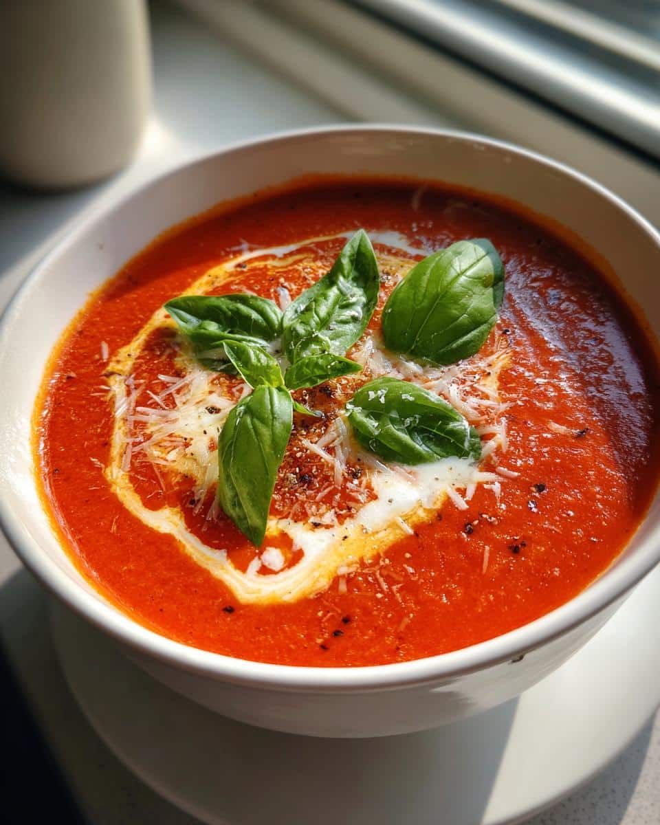 30-Minute Creamy Tomato Basil Soup with Parmesan Perfection 3 Creamy Tomato Basil Soup with Parmesan - Other 2