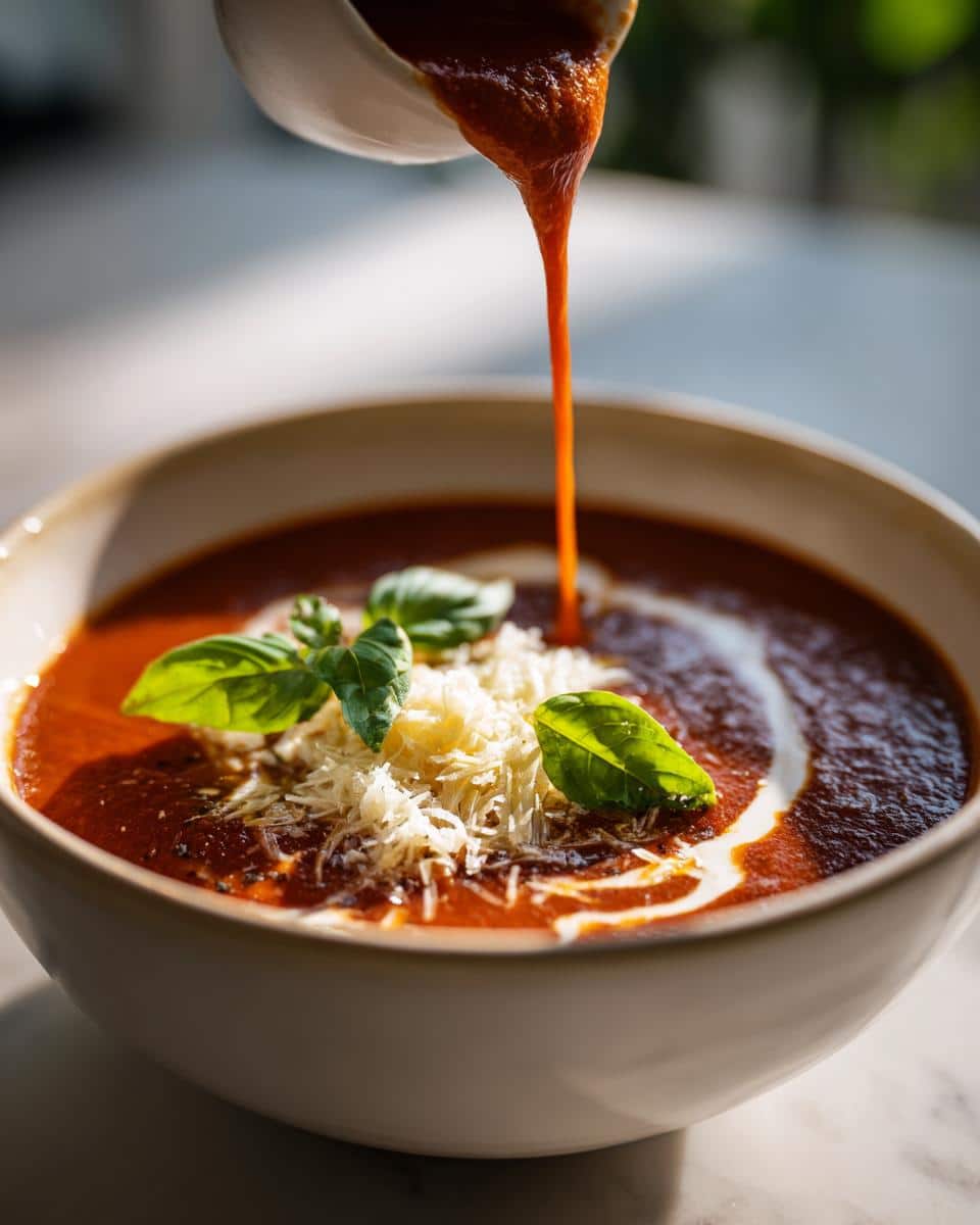 30-Minute Creamy Tomato Basil Soup with Parmesan Perfection 5 Creamy Tomato Basil Soup with Parmesan - Other 4