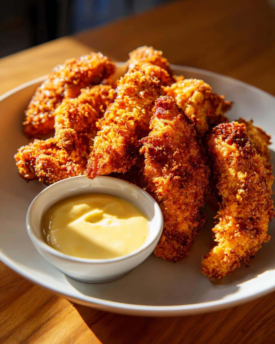 Crispy Oven-Baked Chicken Tenders with Honey Mustard - Other 1
