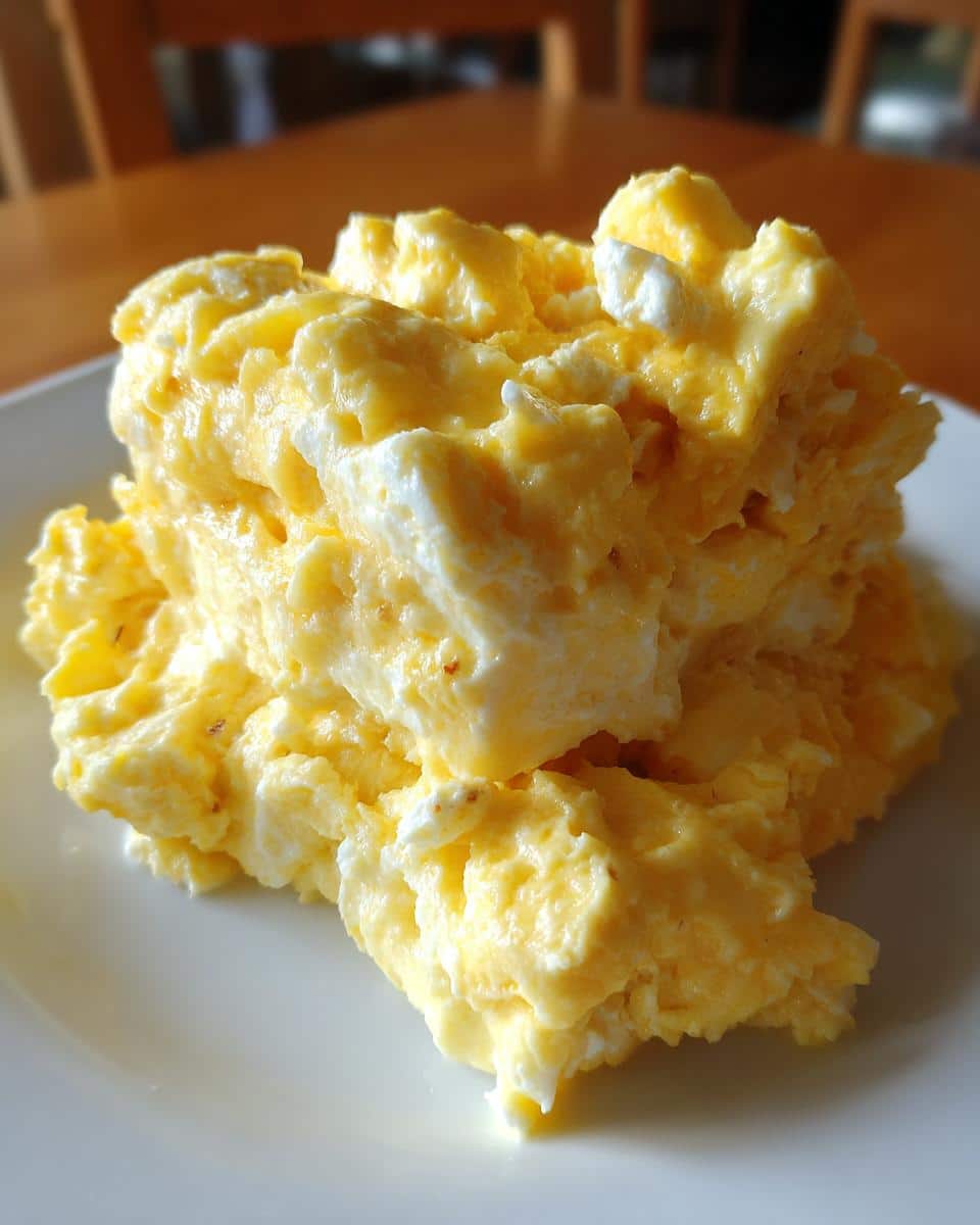 Fluffy Scrambled Eggs with Cottage Cheese - Other 1