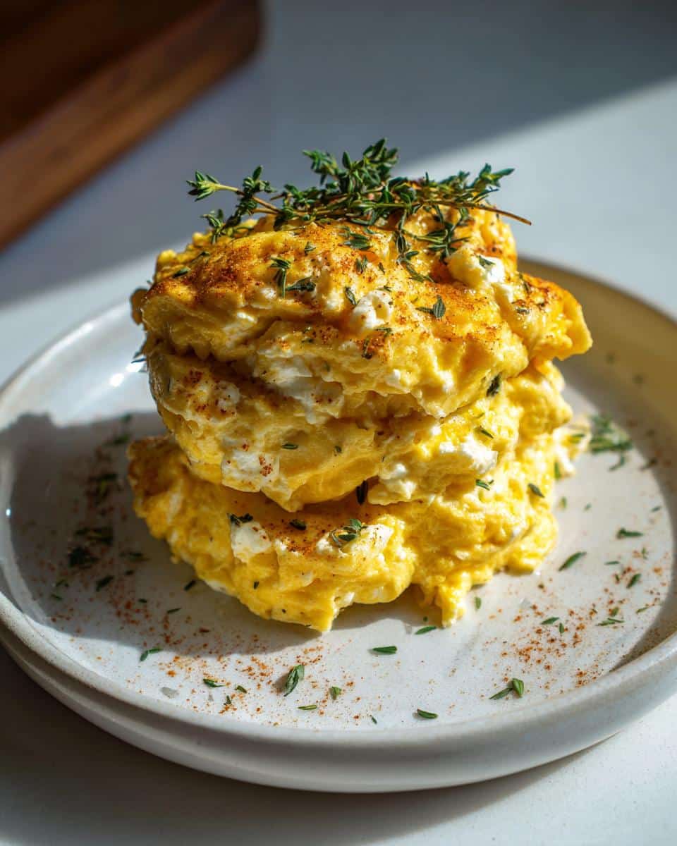 Fluffy Scrambled Eggs with Cottage Cheese - Other 3