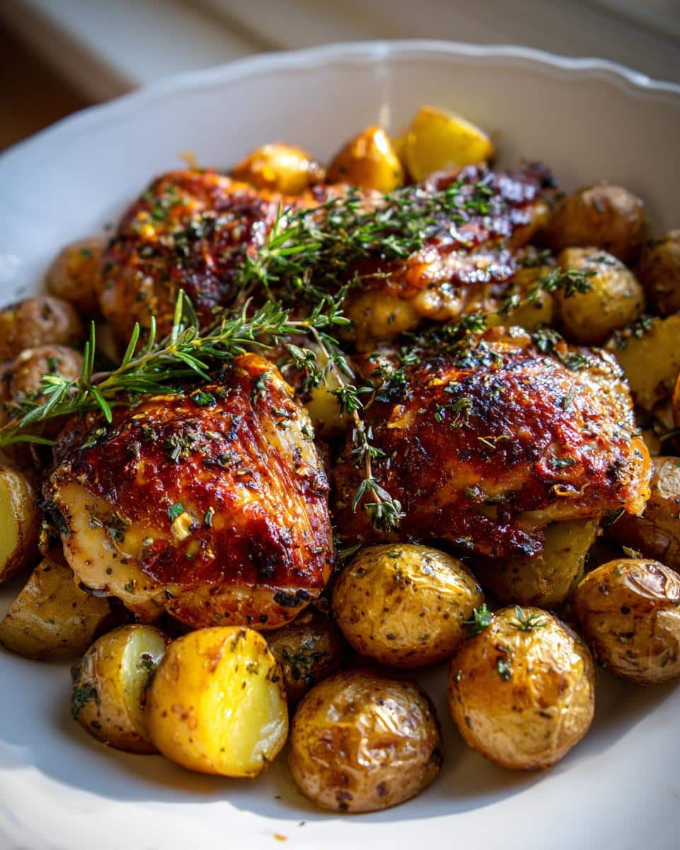 Juicy Lemon Herb Roasted Chicken and Potatoes in 1 Pan 5 Lemon Herb Roasted Chicken and Potatoes - Other 4