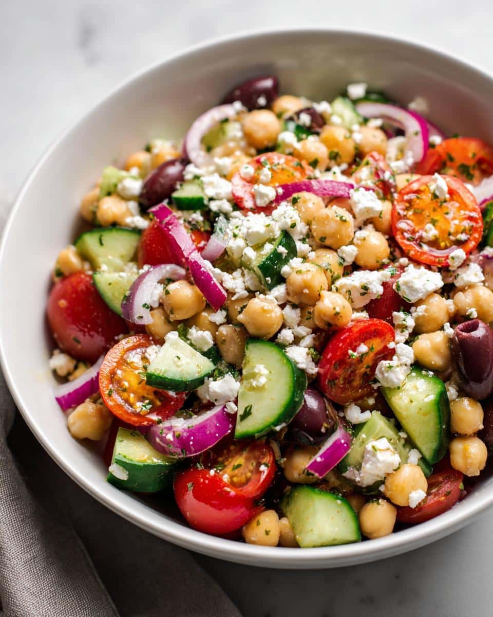 Mediterranean Chickpea Salad with Feta - Other 4