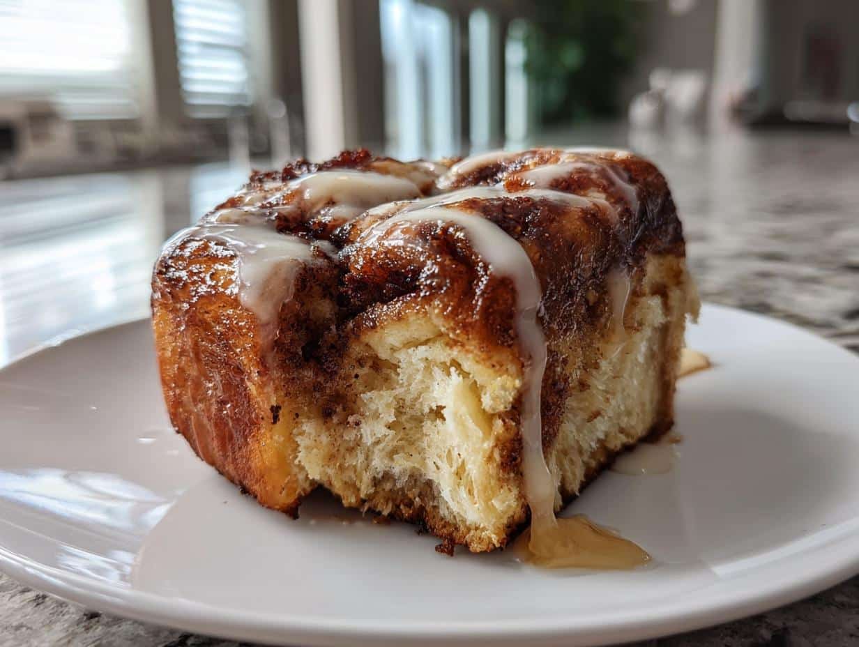 Overnight Cinnamon Roll French Toast Bake - Featured