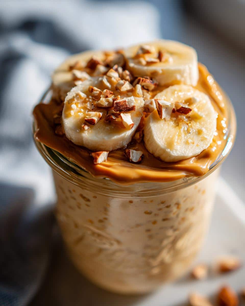 Peanut Butter Banana Overnight Oats - Other 1