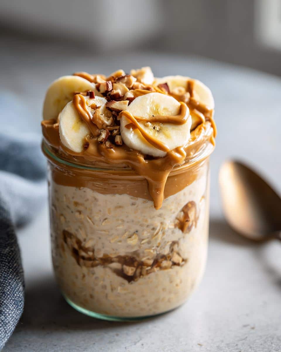 Peanut Butter Banana Overnight Oats - Other 2