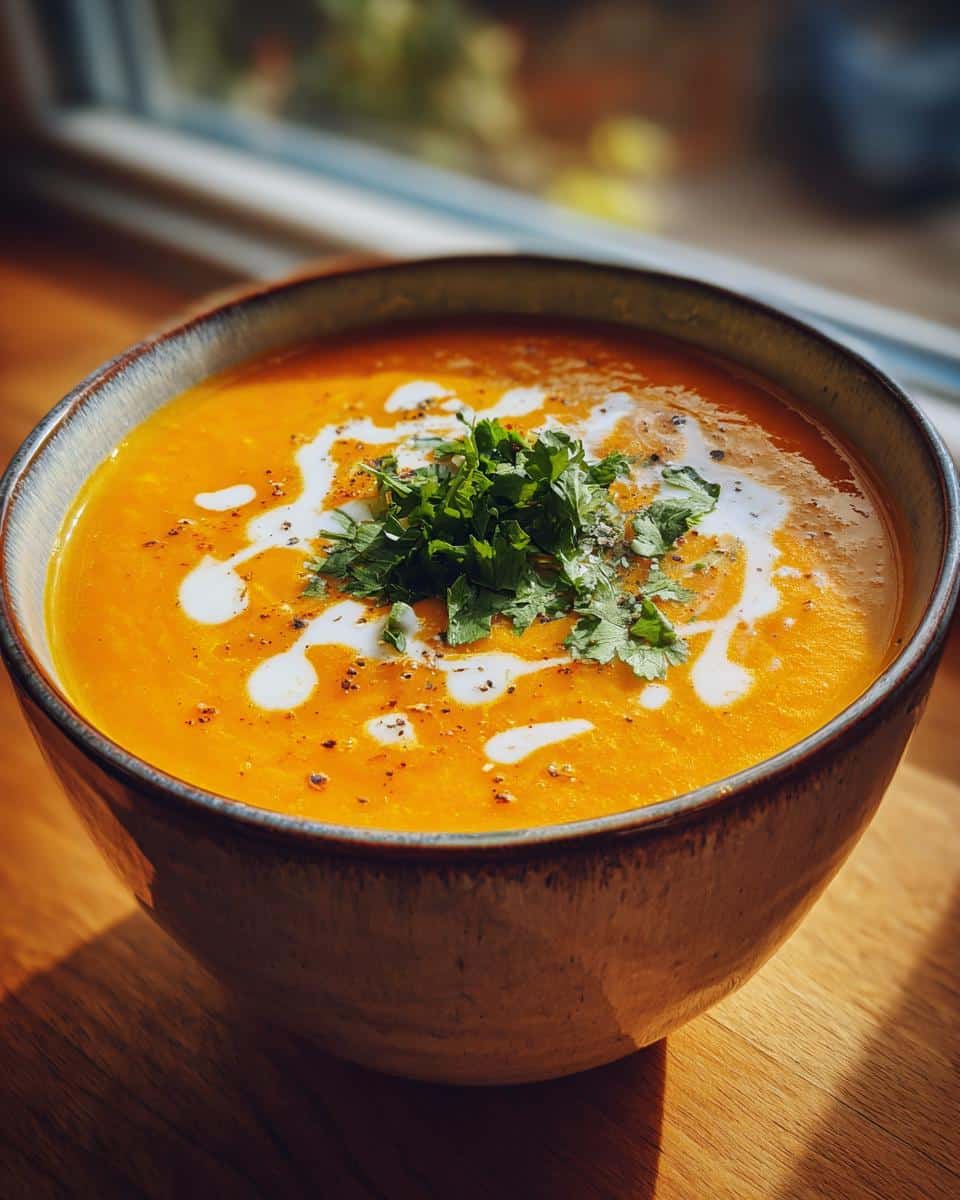 Simple Carrot Ginger Soup with Coconut Milk - Other 1