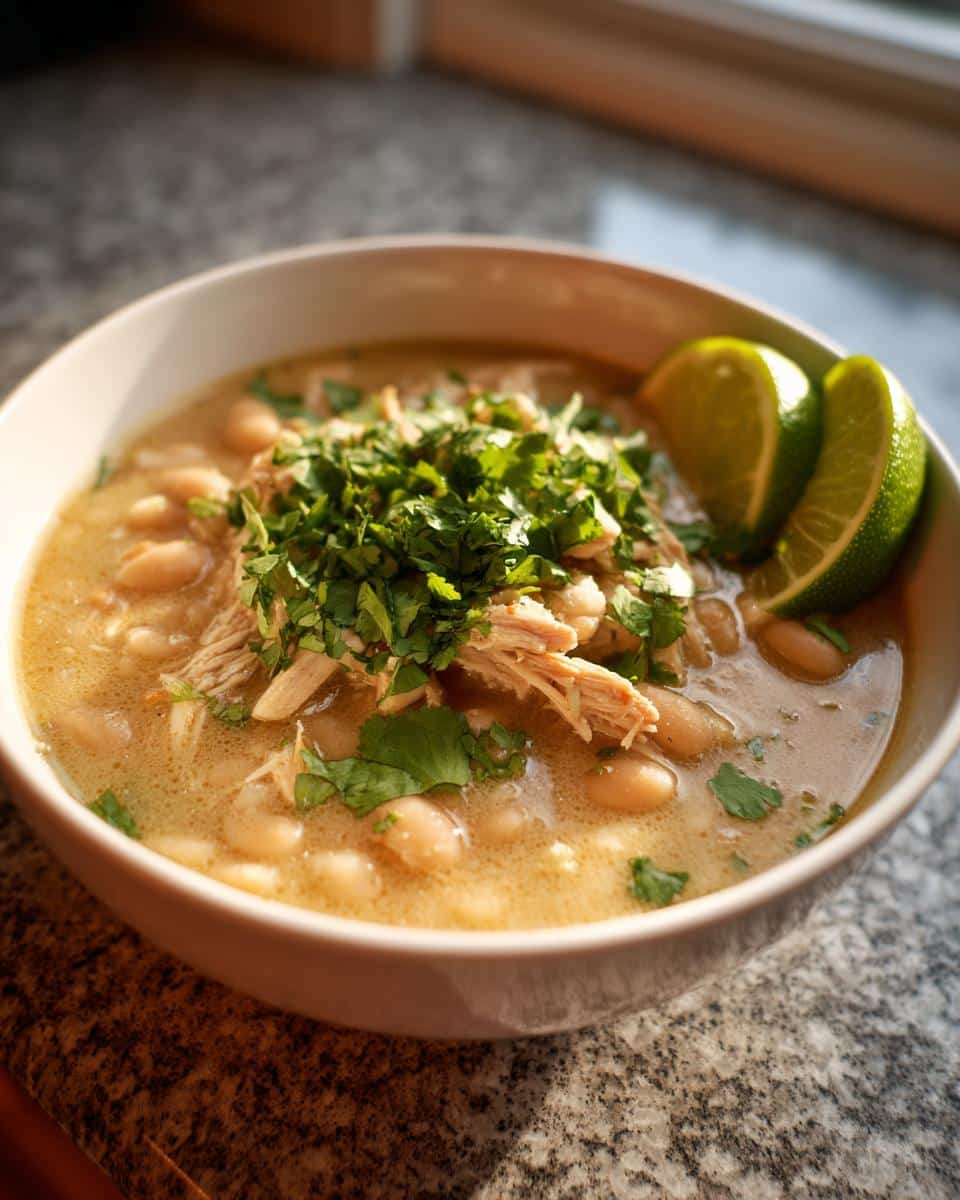 Easy White Bean Chicken Chili with Lime in 45 Minutes 3 White Bean Chicken Chili with Lime and Cilantro - Other 2