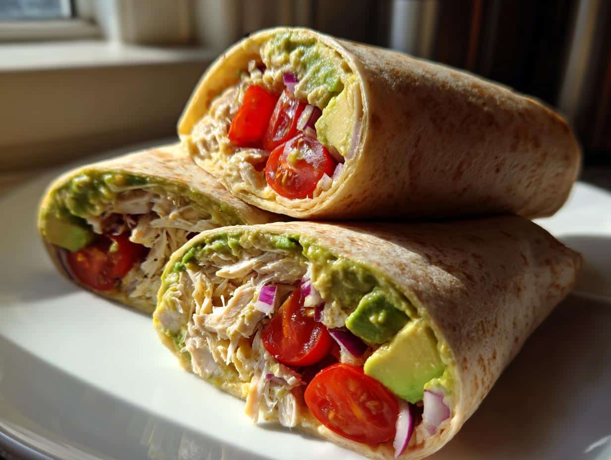 15-Minute Healthy Chicken Avocado Wrap Recipe You Need Now